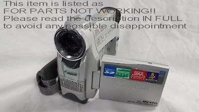 UNTESTED Canon mv450i MiniDV Digital Video Camcorder UNIT ONLY - Image 1 of 4