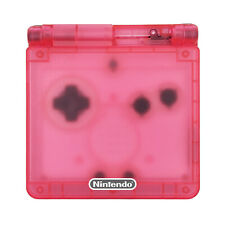 Game Boy Advance SP Gehäuse (Clear Pink) Pink Shell GBASP