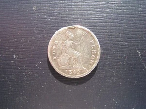 Victoria Silver Groat/Fourpence 1842. - Picture 1 of 2