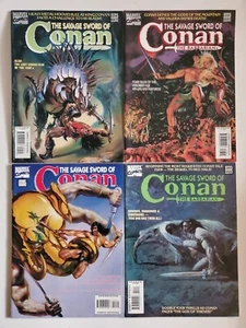 The Savage Sword Of Conan The Barbarian #211 #212 #213 #214 1993, Marvel Comics - Picture 1 of 19