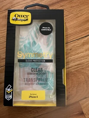 OtterBox Symmetry Series Clear Graphics Case for iPhone X & Xs - Easy Breezy - Image 1 of 2
