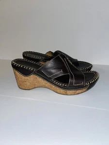 SANDALI SLIDE AMERICAN EAGLE donna taglia 10 marrone - Foto 1 di 7