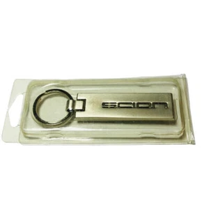 Llavero con barra de metal Toyota Scion tono plateado nuevo en paquete - Imagen 1 de 1