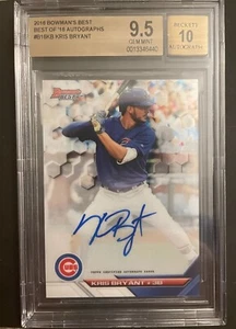 2016 Bowman's Best Best of '16 Autographs #B16KB Kris Bryant BGS 9.5/10 Auto - Picture 1 of 2