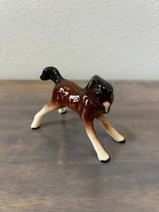 Vintage Brown Pottery Foal Horse Figurine 4" Number 2089 - Picture 1 of 8