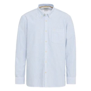Camel Active Men's Shirt Regular Fit Blue Striped 9S02 409102 45 Sky Blue - Picture 1 of 4