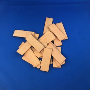 Cuña De En Madera 70 x 25 X 3MM - Lote De 100 - Imagen 1 de 2