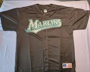 DONTRELLE WILLIS FLORIDA MARLINS BLACK M RUSSELL ATHLETIC JERSEY MLB 0BO - Picture 1 of 9