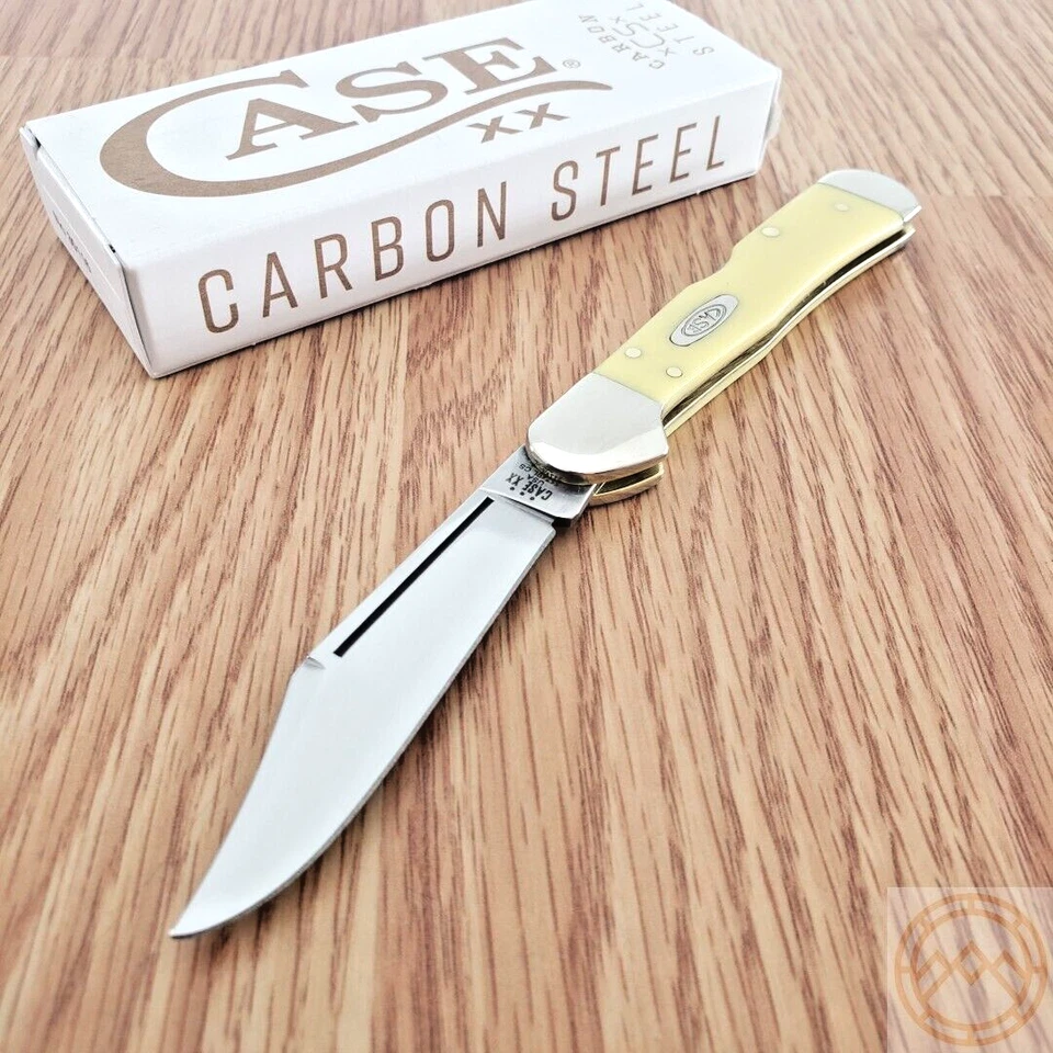 Case USA XX Yellow Carbon Steel Mini CopperLock 31749L Pocket Knife - 30116