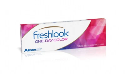 Alcon Fresh Look one day color farbige Tages Kontaktlinsen Neu Box mit 10 Linsen