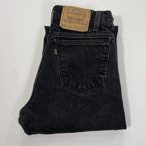 Vtg Levi’s 550 Jeans Orange Tab Black Wash Men’s 31x30 (M.30x29) Tapered 1994 - Picture 1 of 14