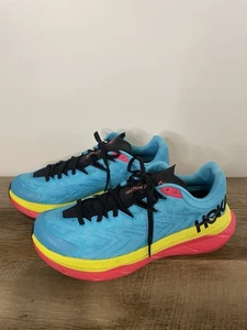 HOKA Women’s Tecton X Running Shoes. Scuba Blue Diva Pink US Size 10 - Picture 1 of 9
