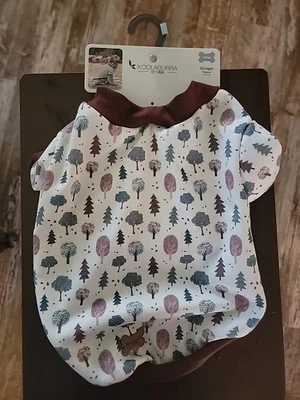 Koolaburra By UGG Dog Large Ginger Brown Print Pet Pajama Shirt - Image 1 of 3
