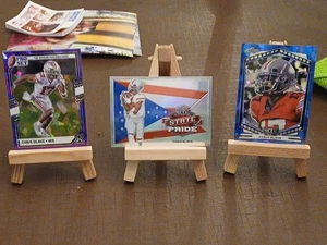 Chris Olave 2022 Pro Set XRC Purple Cracked Ice SP Prizm & Silver Prizm SP 💎 🔥 - Picture 1 of 8