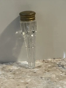 Antique Victorian Cut Glass Lay-down Perfume Bottle - Picture 1 of 5