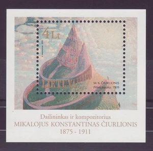 Litauen - Märchenschloss Block 19 ** postfrisch 2000  s843 - Bild 1 von 1