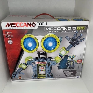 Meccano Tech Meccanoid G15 Personal Robot 2ft STEM 600pcs Tested w/ Box - Picture 1 of 13