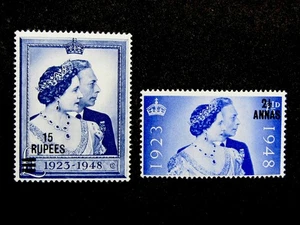 nystamps Britisch Oman Briefmarke # 25 26 postfrisch OG H N28y2706 - Bild 1 von 2