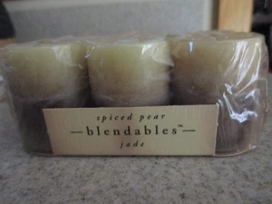 NEW & Sealed Pier 1 Imports ~ Scented Spiced Pear Set of 6 Votive Candles ~ HTF - Picture 1 of 2