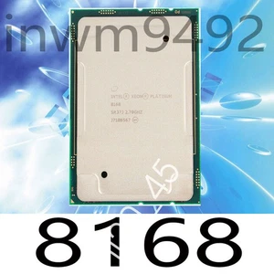 Procesador CPU Intel Xeon Platinum 8168 sr37j 2,70 GHz 24 núcleos 205 W 33 MB LGA-3647 - Imagen 1 de 1
