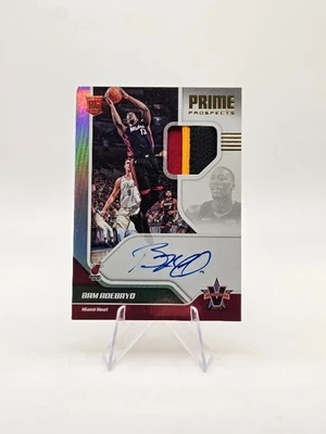 Bam Adebayo 2017-18 Panini Vanguard RC RPA Prime Prospects Auto Patch SP /99 - Image 1 of 3