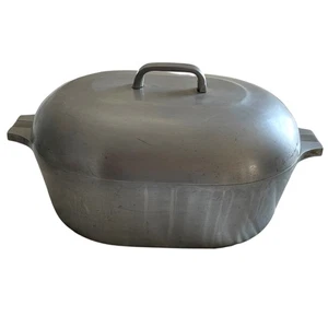 Horno holandés tostador de aluminio Magnalite vintage de 13 cuartos con remache hecho en EE. UU. - Imagen 1 de 7