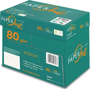 Carta A4 Paperone 80Gr High Performance, Confezione Da 5 Risme Da 500 Fogli L'Un - Foto 1 di 12