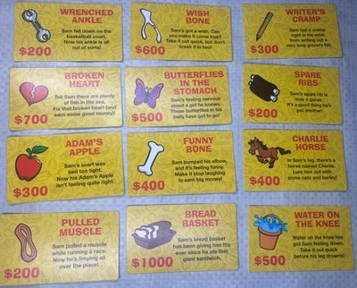 Juego de cartas de dolencia clásica de operación - Lote completo - Tarjetas de repuesto  Foto 1 de 3