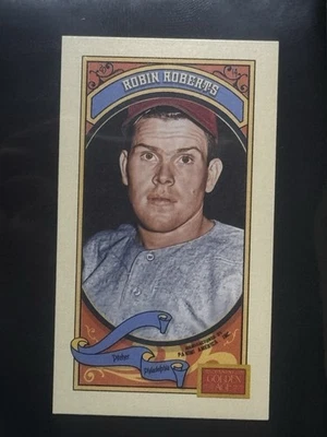 2014 Panini Golden Age 1/1 Mini ROBIN ROBERTS #80 — HOF Legend (Golden Age) - Image 1 of 2