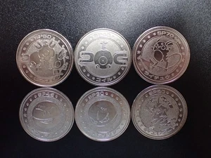Pokemon Card Meiji Promo Battle Coin x6 Magneton Raichu etc #5472 - Imagen 1 de 18