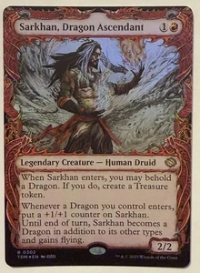 Sarkan, Dragon Ascendant Showcase Foil - Tarkir: Dragonstorm: MTG - Picture 1 of 2