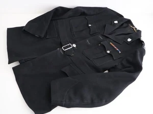 James Smith & Co Hombres Chaqueta Militar de Lana M Negra Años 50 Derbyshire Policía Túnica - Imagen 1 de 15