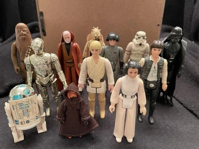 Star Wars Vintage 1977 First 12 Original Kenner Action Figure Lot Luke Leia #10 - Image 1 of 4