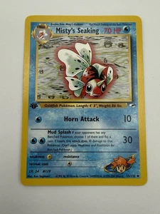 1ª Edición Misty's Seaking 55/132 - Gym Heroes - Poco común - Pokémon - Casi nuevo - Imagen 1 de 2
