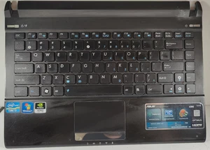 Asus U36 U36S U36SG 13.3" EE. UU. Teclado Apoyamanos Panel Táctil 13GN5S1AM020-2 PROBADO - Imagen 1 de 2