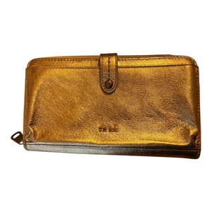 THE SAK Iris Smartphone Convertible Crossbody Wallet Geldbörse Metalic Silber/Gold - Bild 1 von 13