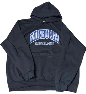 Sudadera con capucha negra Gildan Edimburgo, Escocia talla XL - Imagen 1 de 6