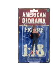 Ropa negra femenina estilo II años 50 diorama americano 38512 1:18 3,75" - Imagen 1 de 1