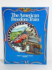 Vintage 1975 The American Freedom Train Official Commemorative Program 1975/1976