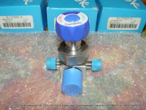 Swagelok 3-Wege High Flow Membranventil 6LV-DFCBBDP-BL KOSTENLOSER VERSAND NEU - Bild 1 von 7