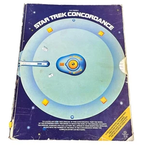 Star Trek Concordance Bjo Trimble 1st Edition Ballentine 1976 Paperback - Picture 1 of 5
