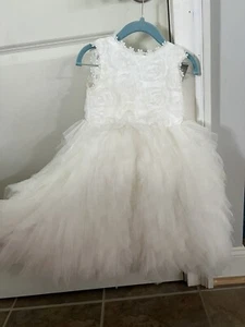 Child 3T Wedding & Special Occasion Dress / Flower Girl / NEW w/Tags / Ivory - Picture 1 of 8