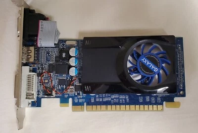 Galaxy NVIDIA GeForce 210 1GB DDR2 PCIe CRT DVI HDMI VGA Graphics Card - Image 1 of 4