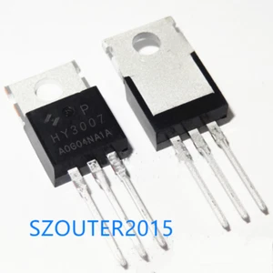 10 PIEZAS TRANSISTOR HY3007P HY3007 N-MOSFET 70V 120A A-220 NUEVO - Imagen 1 de 1