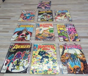 Marvel Comic Book Lot Of 10 Bagged. Thing, Marvel Age, Avengers, Captain America - Imagen 1 de 13