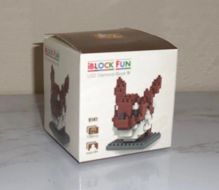 :: Loz Diamond Mini Block Building Set - EEVEE Pokemon 9141 complete :: - Image 1 of 1
