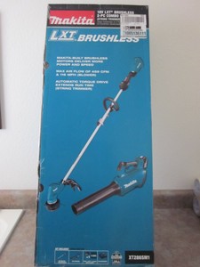  Makita XT286SM1 Blower and String Trimmer 18V Li-Ion Brushless Cordless Combo