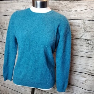 Charter Club Cashmere pullover dark teal color size Medium  - Picture 1 of 5
