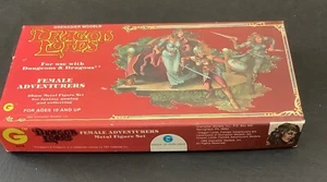 Grenadier Dragon Lords Ad&d Mint Box Set Female Adventurers #2018 From 1985 OOP - Picture 1 of 5