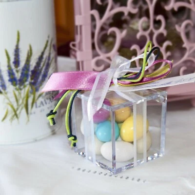 Scatola Trasparente, 24pz, Bomboniera per Occasioni Speciali, Omada Design - Immagine 1 di 4